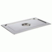 Couvercle bac gastro inox GN 1/1 53 x 33 x 3 cm - par 1