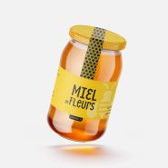 Étiquettes personnalisées pour Pot de Miel, impression professionnelle en planche ou en rouleau ? Interfas_1
