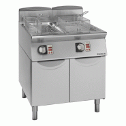 Friteuse électrique 2x15L sur coffre Giorik FE7215M
