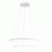 Gea Luce Lampe À Suspension Krizia S/2 3000K 88W 6300Lm En Aluminium Blanc, Design Moderne, Dimmable - Gealuce - blanc KRIZIA S/2 3000K - BIANCO