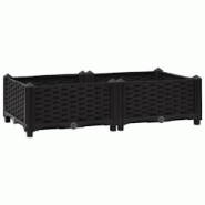 Helloshop26 - Jardinière lit surélevé plantes fleurs jardin 80 x 40 x 23 cm polypropylène 02_0000944 - 3000072791537 Helloshop26 - Jardinière lit surélevé plantes fleurs jardin 80 x 40 x 23 cm polypropylène 02_0000944 - 3000072791537