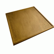 Hostelnovo del Valles Hostelnovo - Plateau en bois rustique sans poignées 40 x 40 x 1,5 cm - marron Bois massif 842/1
