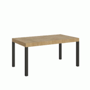 Itamoby Table Extensible 90X160/264 Cm Everyday Chêne Nature Structure Anthracite - marron VE160TAEVEALL-QN-AN