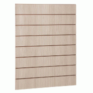 Panneau rainuré R15 L90xP120cm épaisseur 18mm - orme clair