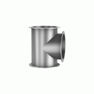 Pièces en T - Bride tournante - DN 1400 et 1600 mm - Acier inoxydable décapé et passivé - RAL 7032 - Résistance à la surpression 3 bars Pièces en T - Bride tournante - DN 1400 et 1600 mm - Acier inoxydable décapé et passivé - RAL 7032 - Résistance à la surpression 3 bars