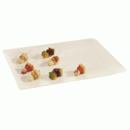 Plateau Imagine Bagasse blanche 39x29cm - par 100