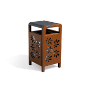 Poubelles urbaines Athéna Flowers - POUBACATFL-HS02/PC_0