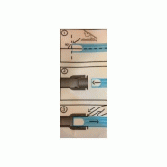 Pré-filtre charbon actif KDF Zn - A0200 KDF 1/4 avec connecteurs rapides pour osmose inverse et frigo américain Pré-filtre charbon actif KDF Zn - A0200 KDF 1/4 avec connecteurs rapides pour osmose inverse et frigo américain