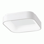 ROSSINI ILLUMINAZIONE Chopin - Plafonnier Led Carré 48W 3300Lm 3000K Ip20 En Métal Blanc - Groupe Rossini - Plafonnier Au Design Minimal Et Élégan