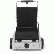 Sammic GRS-5 plaque de cuisson électrique en fonte nervurée avec couvercle, 1800 W, 230V EU, thermostat 250°C, surface 255x225 mm, acier inoxydable Sammic GRS-5 plaque de cuisson électrique en fonte nervurée avec couvercle, 1800 W, 230V EU, thermostat 250°C, surface 255x225 mm, acier inoxydable
