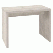 Table gigogne Flexia coloris chêne blanchi L.100x60x80cm