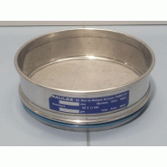 Tamis de test en acier inox SAULAS 200x50mm - 630 µm Tamis de test en acier inox SAULAS 200x50mm - 630 µm