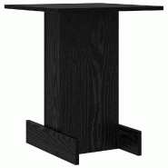 VidaXL Table d'appoint Chêne noir 44,5 x 45 x 55 cm Bois d'ingénierie Modèle Apex Atelier - 891217