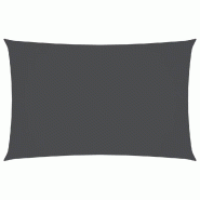 VidaXL Voile de parasol tissu oxford rectangulaire 3,5x5 m anthracite Modèle Patio Celeste Plus - noir 135105