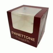 Boîte panettone 155x155x155mm à fenêtre par 75 pièces JORIDEAL - beige en carton 3519400681551 Boîte panettone 155x155x155mm à fenêtre par 75 pièces JORIDEAL - beige en carton 3519400681551