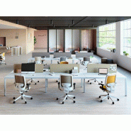 Bureau bench 6 personnes design contemporain Bureau bench 6 personnes design contemporain