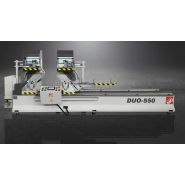Duo-550 - tronçonneuse à double tête - Tronzadoras MG - longueur de coupe programmable jusqu'à 9500 mm - scie à onglet pour aluminium et PVC_1