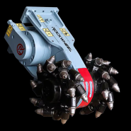 Fraise hydraulique pour pelle 8 à 12t - Rockwheel G5 Twin - RZ-A10 Fraise hydraulique pour pelle 8 à 12t - Rockwheel G5 Twin - RZ-A10