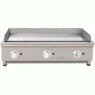 Fry-Top à gaz lisse en CHROME - L1000 | Arilex - 100FRYGCN