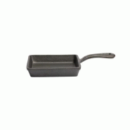 Mini poêle en fonte carré 140 mm - Gastroland - fonte 3701666008627