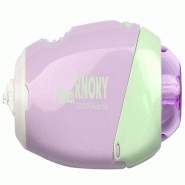 Pentel Correction tape Knoky XZTT805V-WY Ruban correcteur rétractable par bouton poussoir et rechargeable, bande 5 mm x 6 m, corps pastel violet + ve