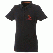 Polo boutonné manches courtes femme Atkinson - tissu extensible - 95% coton et 5% élasthanne - 200 g/m² Polo boutonné manches courtes femme Atkinson - tissu extensible - 95% coton et 5% élasthanne - 200 g/m²