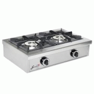Réchaud Gaz Professionnel - 2 feux - 13000 W - Sofraca - 0641094990817 Réchaud Gaz Professionnel - 2 feux - 13000 W - Sofraca - 0641094990817