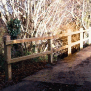 Clotûres Touraine 1 ou 2 lisses 90 x 90 x 2000 mm PRIX AU ML