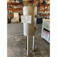 Cuve en acier inoxydable 49 litres d'occasion avec serpentin intérieur et isolation thermique - référence : c9981