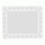 Dentelles papier blanc ingraissable opalina rectangles 29 x 41 cm (100 unités) - blanc papier 20105 Dentelles papier blanc ingraissable opalina rectangles 29 x 41 cm (100 unités) - blanc papier 20105