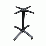 Emh Pied de table bistrot aluminium noir rabattable H72 cm – professionnel CHR - noir aluminium BISPIEDH72ALUNOIR