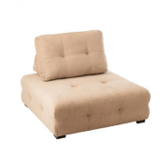 Fauteuil pouf  charlene rose nude