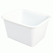 GASTROLAND Bac rectangulaire renforcé emboîtable GILAC 45 L - Blanc - blanc 3701666000317