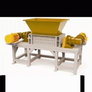 Broyeur industriel double arbre multi-matériaux 2x15KW - 3000 kg/h - MBR600 Broyeur industriel double arbre multi-matériaux 2x15KW - 3000 kg/h - MBR600