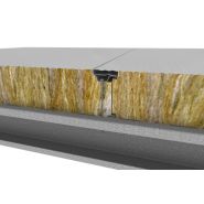 Panneau sandwich en laine de roche pour bardage, façades - PFO