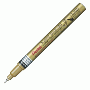 Pentel Marqueur peinture Paint Marker, pointe conique 0,6 mm, encre gold - doré plastique MFP10-X_0