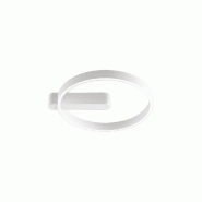 Plafonnier LED circulaire en métal blanc mat 52 W, température de couleur sélectionnable 3000K-4000K-6000K, diamètre 57,5 cm, IP20 - Perenz - blan