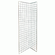 Séparateur grille métal zingué 20x30x120cm