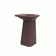 Table haute design in & out NOMA - grenat