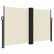 VidaXL Seitenmarkise Ausziehbar Creme 140x1200 cm - 4004805