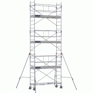 Échafaudage roulant acier ROLLSTAR 254 - Hauteur de travail 9,10 m - DUARIB - Réf. 8325072 Échafaudage roulant acier ROLLSTAR 254 - Hauteur de travail 9,10 m - DUARIB - Réf. 8325072