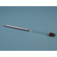 Alcoomètre Gay Lussac 0-100 et Cartier 10-44, avec certificat de lot - Ref.: KLB023 Alcoomètre Gay Lussac 0-100 et Cartier 10-44, avec certificat de lot - Ref.: KLB023