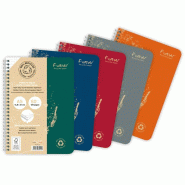 Calligraphe Lot de 5 Carnet Forever Premium A5, 120p./60 feuilles détachables 90 g/m² reliure intégrale, quadrillé 5x5, coloris assortis (5) - 321