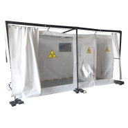 Tente de décontamination mobile et rapide à monter pour l'isolation des patients infectieux - sur mesure