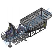 Euro 3 mix centrale à béton - euromiecc - 30 m3/h