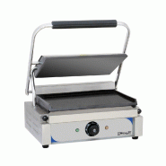 Grill panini plaques lisses en fonte avec puissance 2200 w - PCGPLL