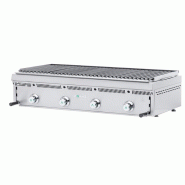 Grill pierre de lave à gaz avec grille acier inox 1200x550 mm | Mainho PBI120 Grill pierre de lave à gaz avec grille acier inox 1200x550 mm | Mainho PBI120