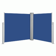 Helloshop26 - Auvent latéral rétractable 100 x 600 cm bleu 02_0007128 - bleu aluminium 3000381447767