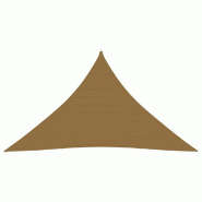 Helloshop26 - Voile toile d'ombrage parasol 160 g/m² PEHD 5 x 5 x 6 m taupe 02_0009331 - 3000503882728