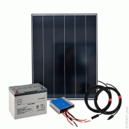 Kit solaire autonome m 12v 150wc (250wh/jour en moyenne)